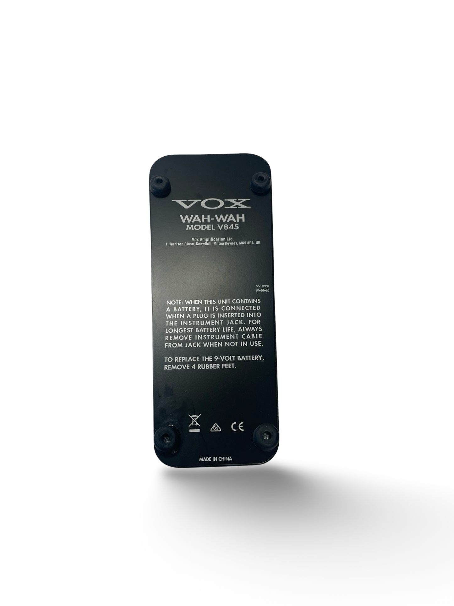 Vox | V845 - Classic Wah Wah Pedal | Pre-Owned
