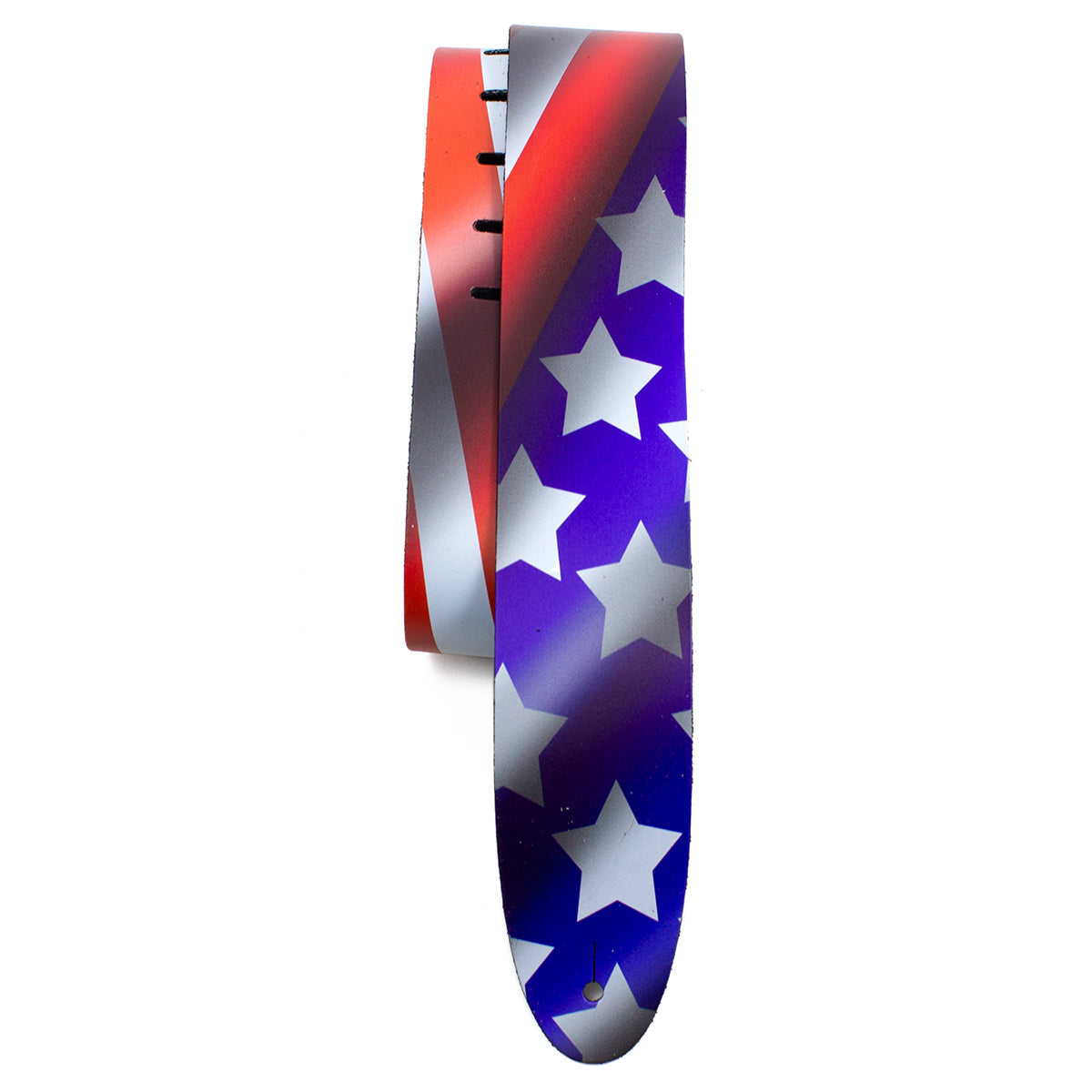 Perri's 2.5" Leather Guitar Strap - USA Flag