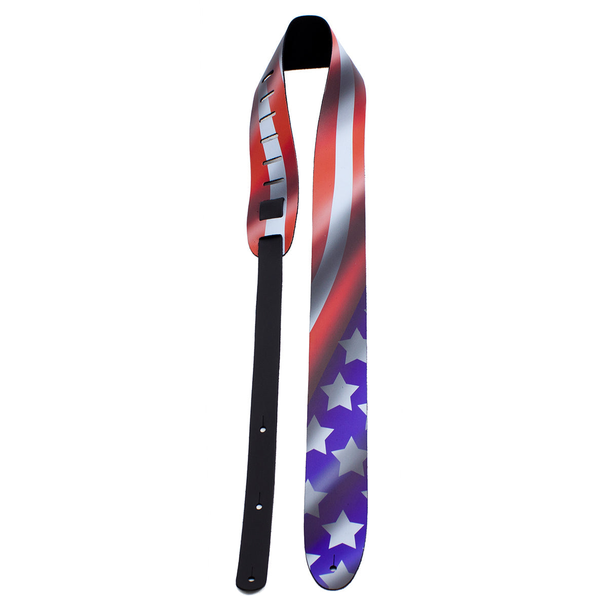 Perri's 2.5" Leather Guitar Strap - USA Flag