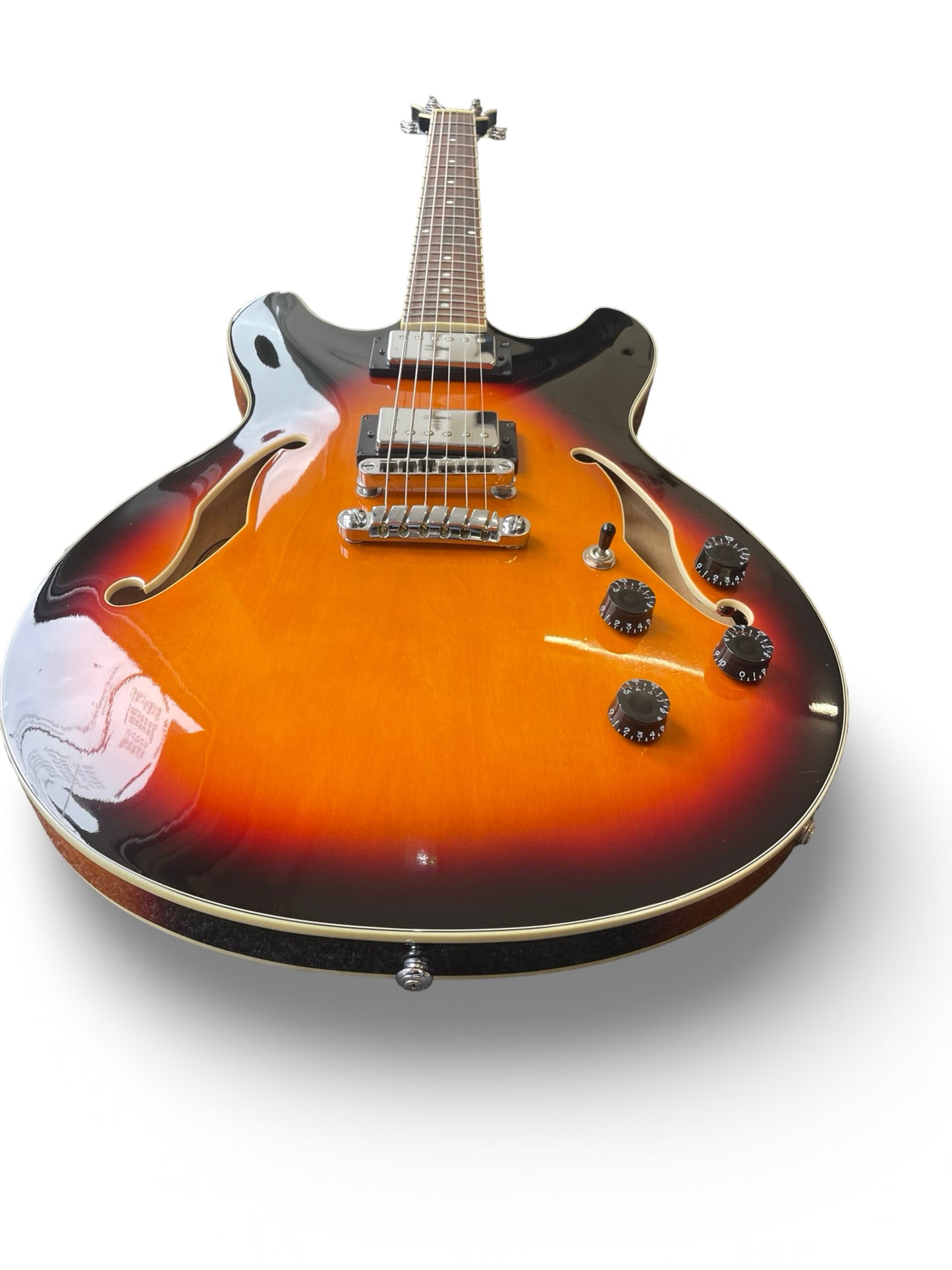 Ibanez Artcore AS73-BS Semi-Hollow Electric Guitar – Brown Sunburst