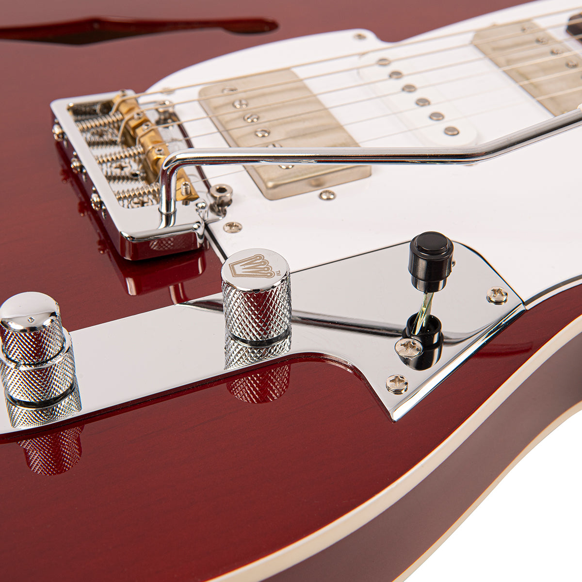 Fret-King Country Squire Semitone De Luxe | Thru Red