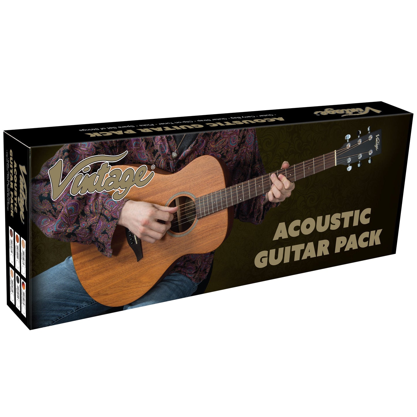 Vintage V300 Acoustic Guitar Outfit | Left Hand | Natural
