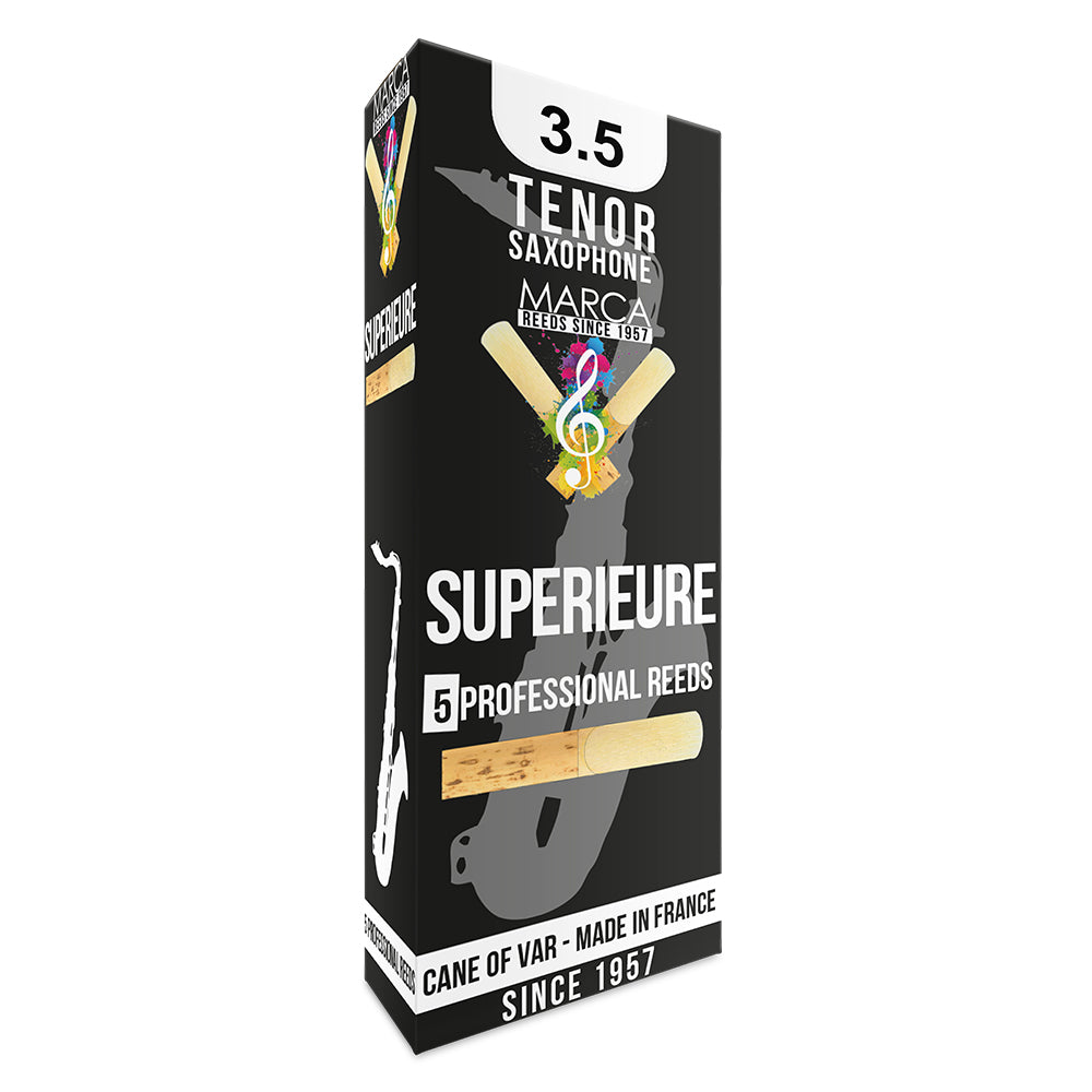 Marca Superieure Reeds ~ 5 Pack ~ Tenor Sax ~ 3.5