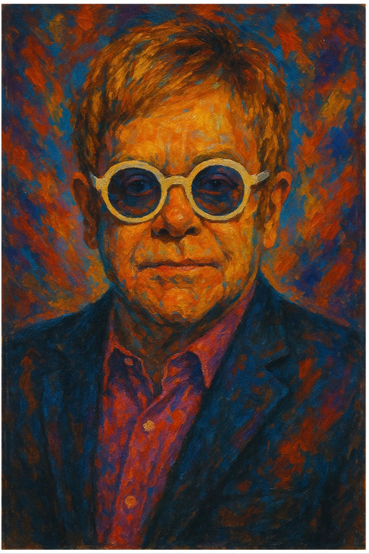 Elton John – Abstract Portrait PDF (Digital Download)