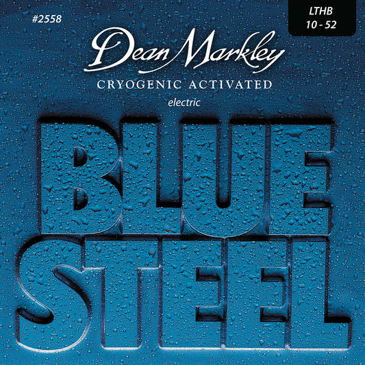 Dean Markley Blue Steel Electric Guitar Strings Light Top Heavy Bottom 10-52