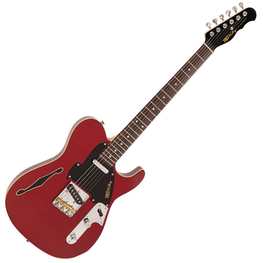Fret-King Country Squire Stealth | Candy Apple Red