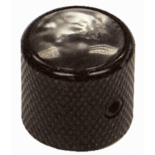 Guitar Tech Control Knobs | Black/Black Pearloid