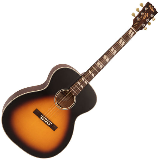 Vintage Historic Series 'Orchestra' Acoustic Guitar | Vintage Sunburst