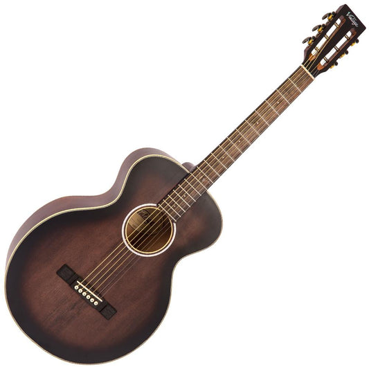 Vintage Historic Series 'Parlour' Acoustic Guitar | Aged Finish