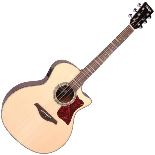 Vintage VGA990 Electro-Acoustic Sweetwater Guitar | Natural