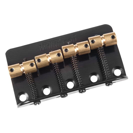 Wilkinson Barrel-Style Bass Bridge | Black