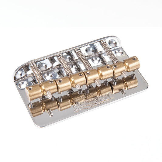 Wilkinson Barrel-Style Bass Bridge | Chrome | Left Hand