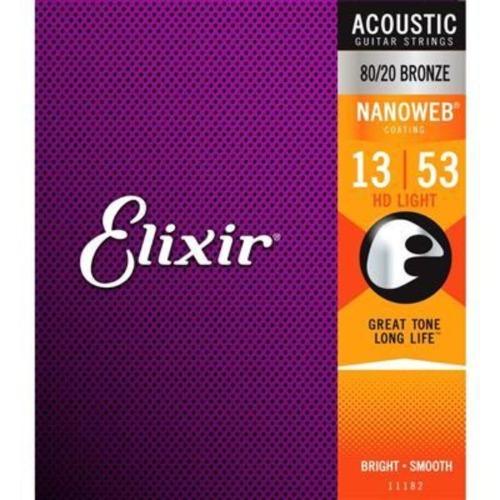 ELIXIR E11182 - Nano 80/20 Acoust HD Light 13-53 Elixir 