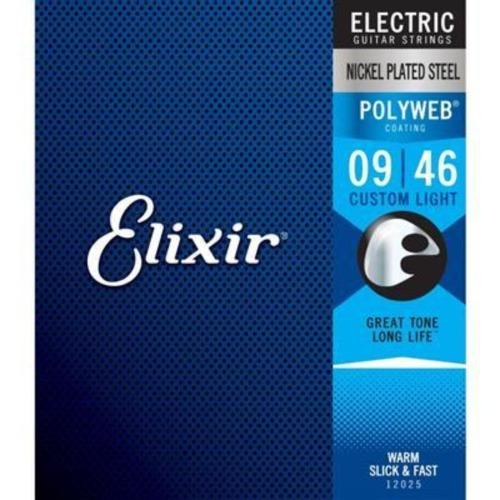 ELIXIR E12025 - Poly Elec Custom light 9-46 SET Elixir 