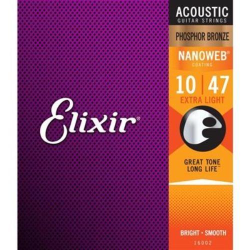 ELIXIR E16002 - Nano PB Acoust 010-047 X-LIGHT SET Elixir 